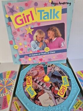 Girl Talk Vintage 1988 Dare Board Game Golden TRUTH OR DARE